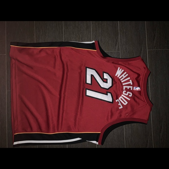 Red Nike Hassan Whiteside Miami Heat Jersey